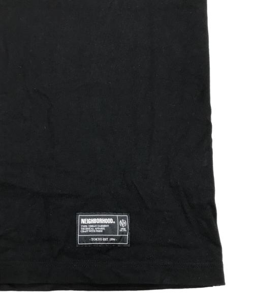 NEIGHBORHOOD（ネイバーフッド）NEIGHBORHOOD (ネイバーフッド) CLASSIC CREWNECK SS/クルーネック半袖カットソー ブラック サイズ:Lの古着・服飾アイテム