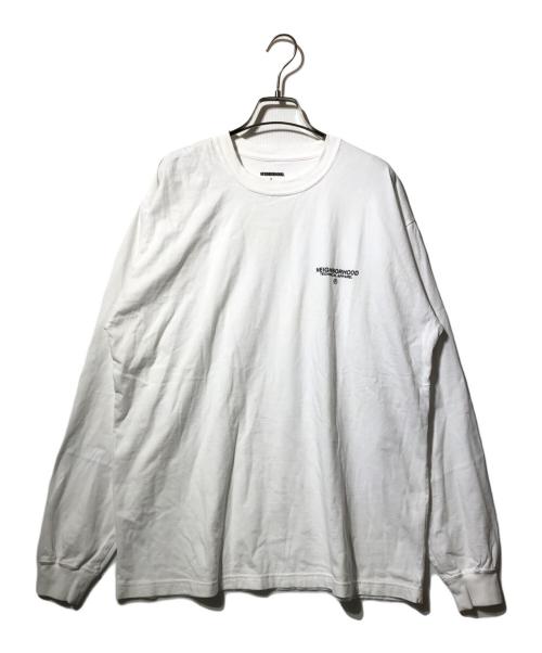 NEIGHBORHOOD（ネイバーフッド）NEIGHBORHOOD (ネイバーフッド) ロゴロングスリーブカットソー ホワイト サイズ:Lの古着・服飾アイテム