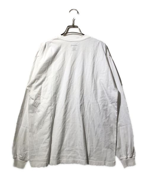 NEIGHBORHOOD（ネイバーフッド）NEIGHBORHOOD (ネイバーフッド) ロゴロングスリーブカットソー ホワイト サイズ:Lの古着・服飾アイテム