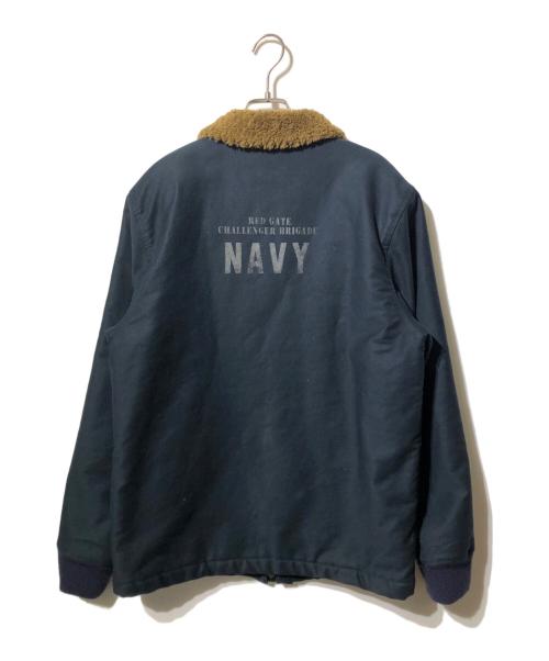 CHALLENGER（チャレンジャー）CHALLENGER (チャレンジャー) デッキジャケット ネイビー サイズ:Lの古着・服飾アイテム