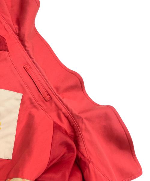 Burberry's（バーバリー）Burberry's (バーバリーズ) 裏ノヴァチェック金釦比翼コート レッド サイズ:9ARの古着・服飾アイテム