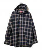 DIESELディーゼル）の古着「S-DEWNY-HOOD シャツ」｜ブルー×ブラック