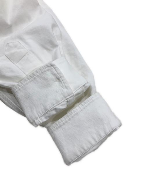 KENZO（ケンゾー）KENZO (ケンゾー) 'Boke Flower' エンブロイダリー フィット シャツ ホワイト サイズ:38の古着・服飾アイテム