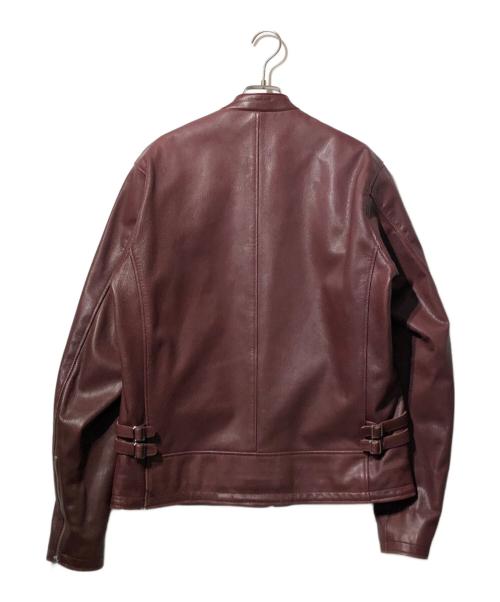 KADOYA（カドヤ）KADOYA (カドヤ) ゴートレザージャケット/EURO CAPP-2 ブラウン サイズ:LLの古着・服飾アイテム
