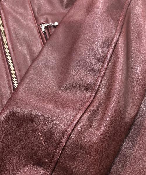 KADOYA（カドヤ）KADOYA (カドヤ) ゴートレザージャケット/EURO CAPP-2 ブラウン サイズ:LLの古着・服飾アイテム