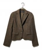 RALPH LAURENラルフローレン）の古着「ウールアルパカテーラードジャケット」｜ブラウン