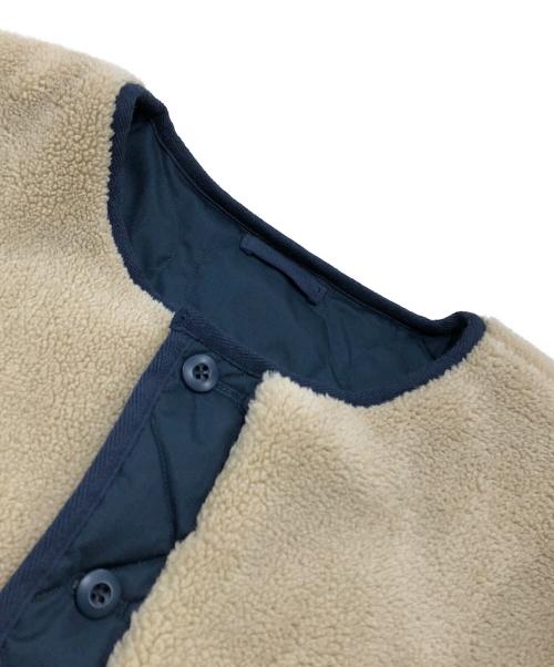 TAION（タイオン）TAION (タイオン) ミリタリー リバーシブル クルーネック ダウンジャケット ネイビー サイズ:Sの古着・服飾アイテム