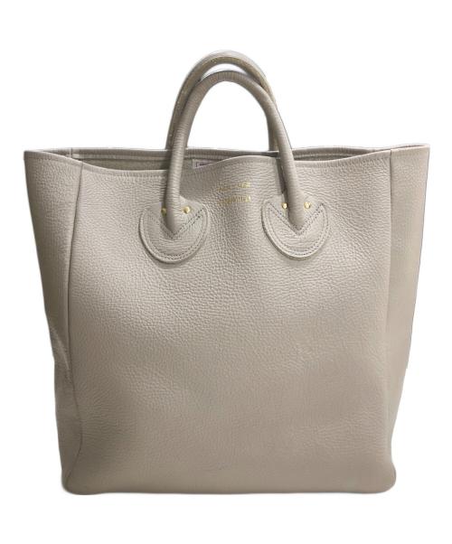 YOUNG & OLSEN The DRYGOODS STORE（ヤングアンドオルセン ザ ドライグッズストア）YOUNG & OLSEN The DRYGOODS STORE (ヤングアンドオルセン ザ ドライグッズストア) EMBOSSED LEATHER トートバッグ ベージュの古着・服飾アイテム