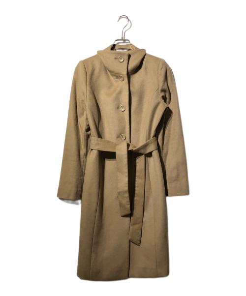 BARNEYS NEWYORK（バーニーズ・ニューヨーク）BARNEYS NEWYORK (バーニーズ・ニューヨーク) カシミヤコート ブラウン サイズ:36の古着・服飾アイテム
