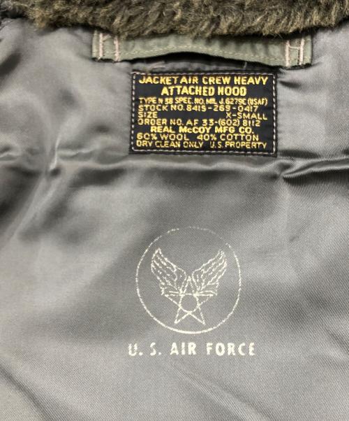 THE REAL McCOY'S（ザ・リアルマッコイズ）THE REAL McCOY'S (ザ・リアルマッコイズ) N-3Bフライトジャケット カーキ サイズ:XSの古着・服飾アイテム