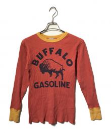 BOOTLEGGERS（ブートレガーズ）の古着「ワッフル地ロングスリーブカットソー／サーマルカットソー」｜ブラウン