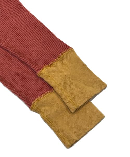 BOOTLEGGERS（ブートレガーズ）BOOTLEGGERS (ブートレガーズ) ワッフル地ロングスリーブカットソー／サーマルカットソー ブラウン サイズ:Sの古着・服飾アイテム