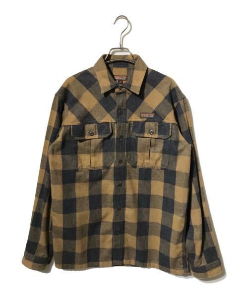Patagonia（パタゴニア）Patagonia (パタゴニア) ファリアーズシャツ ブラウン×ブラック サイズ:Sの古着・服飾アイテム