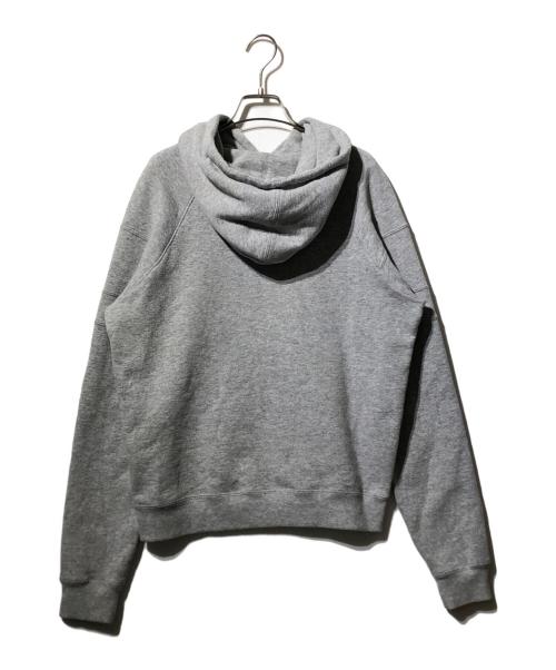 Saint Laurent Paris（サンローランパリ）Saint Laurent Paris (サンローランパリ) フロントロゴ プルオーバーパーカー グレー サイズ:Lの古着・服飾アイテム