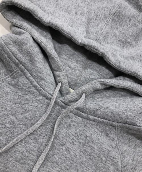 Saint Laurent Paris（サンローランパリ）Saint Laurent Paris (サンローランパリ) フロントロゴ プルオーバーパーカー グレー サイズ:Lの古着・服飾アイテム