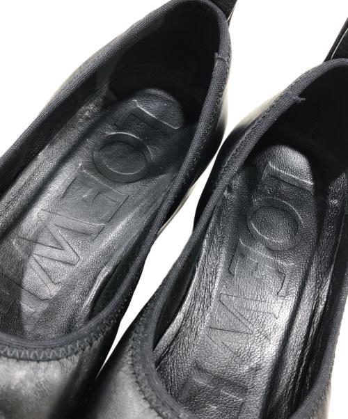 LOEWE（ロエベ）LOEWE (ロエベ) ソフトバレリーナ/フラットシューズ ブラック サイズ:36の古着・服飾アイテム