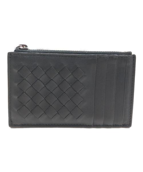 BOTTEGA VENETA（ボッテガベネタ）BOTTEGA VENETA (ボッテガベネタ) イントレチャート コインケース ブラックの古着・服飾アイテム
