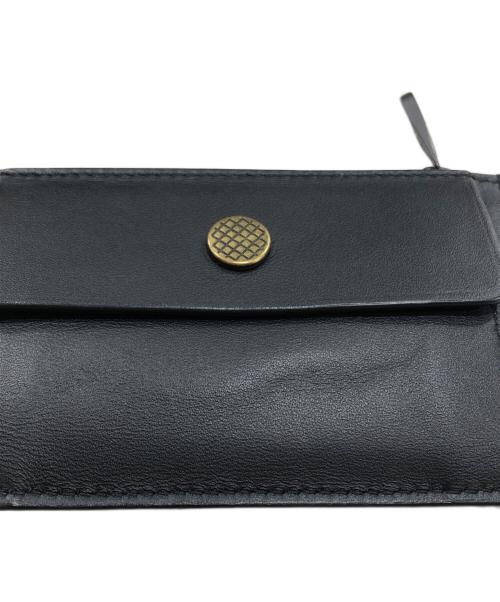 BOTTEGA VENETA（ボッテガベネタ）BOTTEGA VENETA (ボッテガベネタ) イントレチャート コインケース ブラックの古着・服飾アイテム