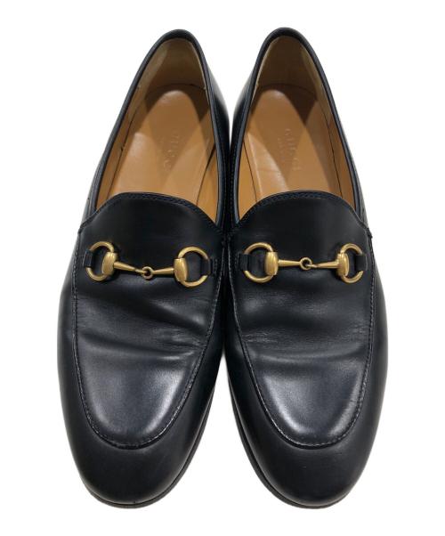GUCCI（グッチ）GUCCI (グッチ) ヨルダーン ホースビットローファー ブラック サイズ:36の古着・服飾アイテム