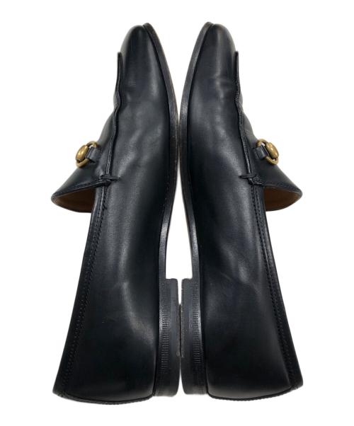 GUCCI（グッチ）GUCCI (グッチ) ヨルダーン ホースビットローファー ブラック サイズ:36の古着・服飾アイテム