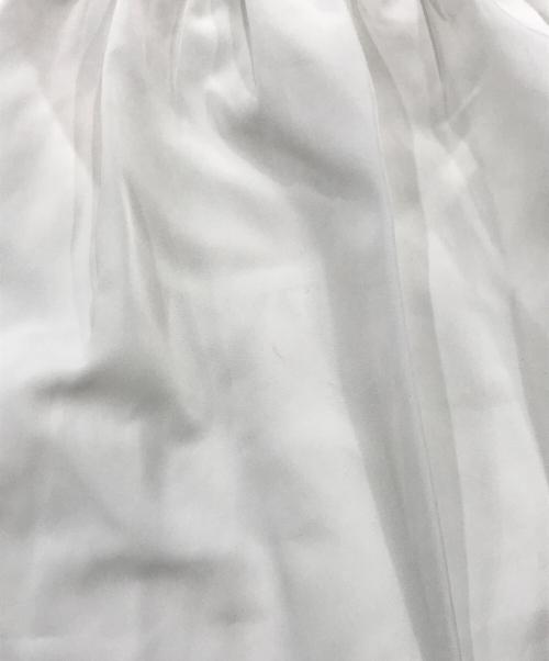 CECILIE BAHNSEN（セシリーバンセン）Cecilie Bahnsen (セシリーバンセン) 'Vega' オープンバックトップス/バックリボンブラウス ホワイト サイズ:UK12の古着・服飾アイテム