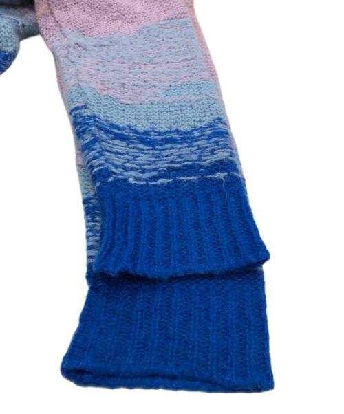 Acne studios（アクネ ストゥディオス）ACNE STUDIOS (アクネ ストゥディオス) グラデーションモヘヤニット ブルー×ピンク サイズ:Sの古着・服飾アイテム