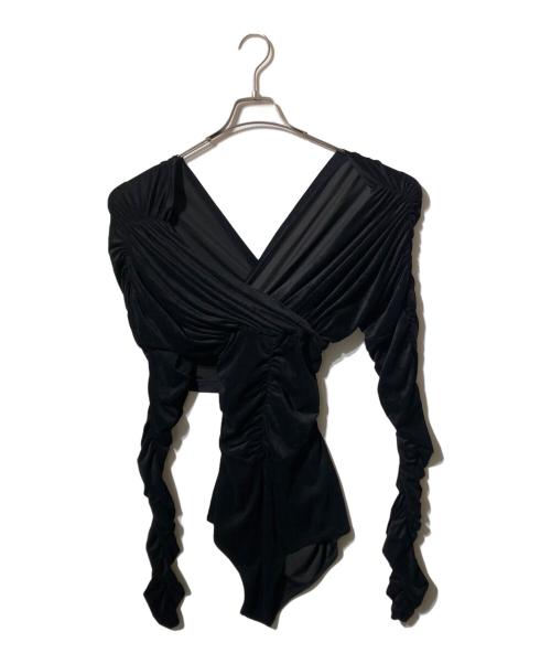 FETICO（フェティコ）FETICO (フェティコ) ベロアボディースーツ ブラック サイズ:2の古着・服飾アイテム