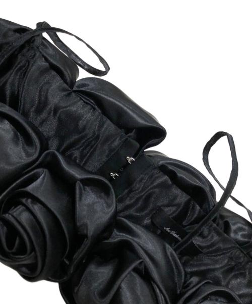 ANS DOTSLOEVNER（アンス ドッツローヴナー）ANS DOTSLOEVNER (アンス ドッツローヴナー) WEDDING ROSE BUSTIER ブラック サイズ:表記なしの古着・服飾アイテム