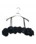 ANS DOTSLOEVNER（アンス ドッツローヴナー）の古着「WEDDING ROSE BUSTIER」｜ブラック