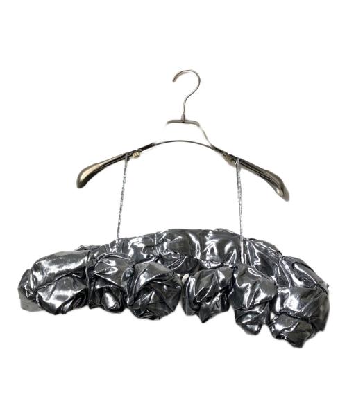 ANS DOTSLOEVNER（アンス ドッツローヴナー）ANS DOTSLOEVNER (アンス ドッツローヴナー) WEDDING ROSE BUSTIER シルバー サイズ:表記なしの古着・服飾アイテム