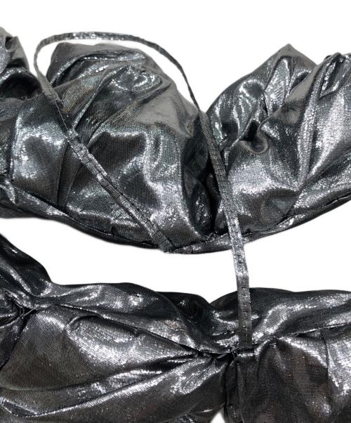 ANS DOTSLOEVNER（アンス ドッツローヴナー）ANS DOTSLOEVNER (アンス ドッツローヴナー) WEDDING ROSE BUSTIER シルバー サイズ:表記なしの古着・服飾アイテム