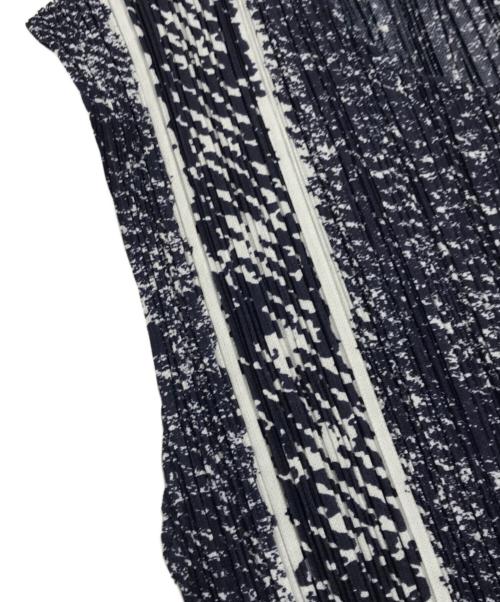 PLEATS PLEASE（プリーツプリーズ）PLEATS PLEASE (プリーツプリーズ) trail denim プリーツワンピース/ノースリーブワンピース マルチカラー サイズ:4の古着・服飾アイテム