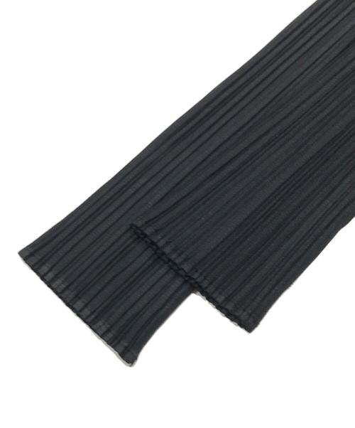 PLEATS PLEASE（プリーツプリーズ）PLEATS PLEASE (プリーツプリーズ) ハイネックプリーツカットソー/タートルネックカットソー ブラック サイズ:3の古着・服飾アイテム