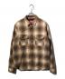 Supreme（シュプリーム）の古着「Quilted Shadow Plaid Shirt」｜ブラウン