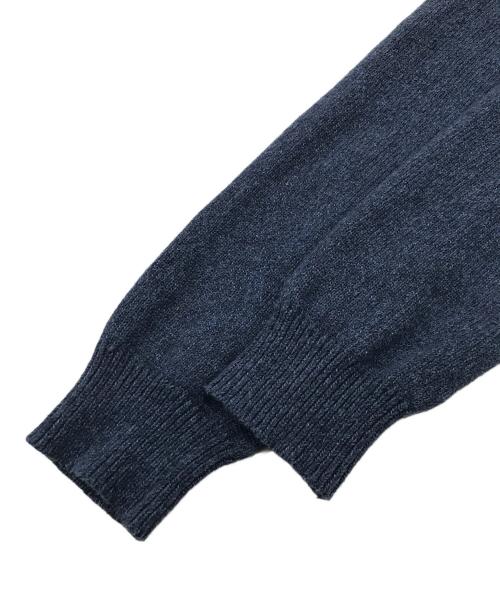 POLO RALPH LAUREN（ポロ・ラルフローレン）POLO RALPH LAUREN (ポロ・ラルフローレン) ジップニット/ハーフジップニット/コットンニット ネイビー サイズ:Mの古着・服飾アイテム