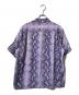 WACKO MARIA (ワコマリア) 蛇柄アロハシャツ パープル サイズ:XS：17000円
