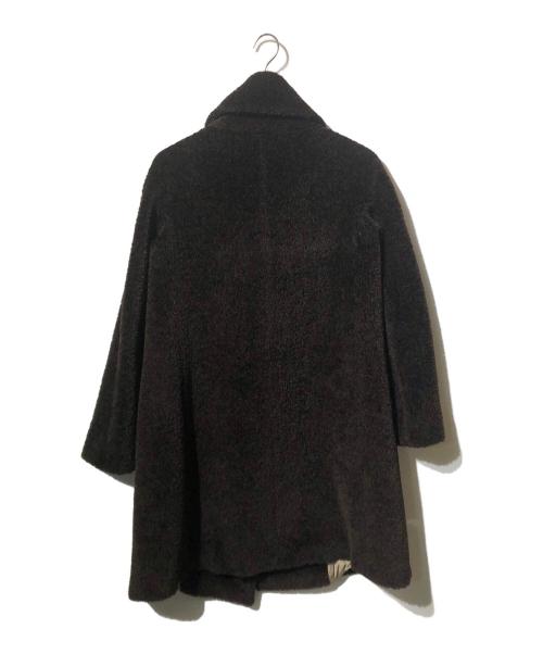 Max Mara Studio（マックスマーラ ストゥディオ）Max Mara Studio (マックスマーラ ストゥディオ) アルパカブレンドファーコート ブラウン サイズ:36の古着・服飾アイテム