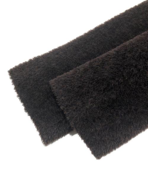 Max Mara Studio（マックスマーラ ストゥディオ）Max Mara Studio (マックスマーラ ストゥディオ) アルパカブレンドファーコート ブラウン サイズ:36の古着・服飾アイテム