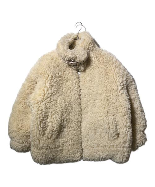 epine（エピヌ）epine (エピヌ) sheep mouton coat ベージュ サイズ:Freeの古着・服飾アイテム