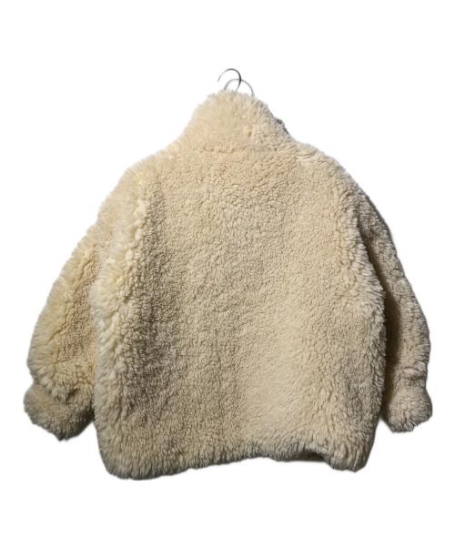 epine（エピヌ）epine (エピヌ) sheep mouton coat ベージュ サイズ:Freeの古着・服飾アイテム