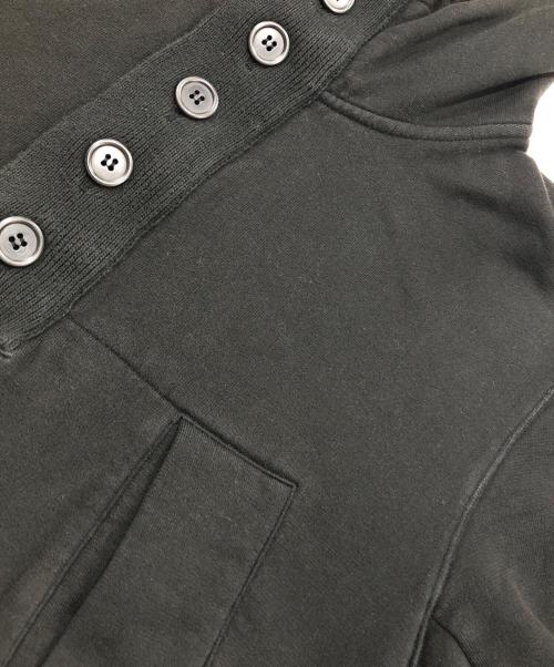 C.P COMPANY（シーピーカンパニー）C.P COMPANY (シーピーカンパニー) ハーフジップスウェットパーカー ブラック サイズ:Lの古着・服飾アイテム