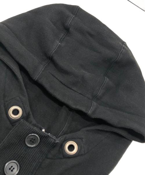 C.P COMPANY（シーピーカンパニー）C.P COMPANY (シーピーカンパニー) ハーフジップスウェットパーカー ブラック サイズ:Lの古着・服飾アイテム