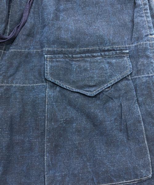45R（フォーティファイブ・アール）45R (フォーティファイブ・アール) リネンの908テントパンツ インディゴ サイズ:4の古着・服飾アイテム