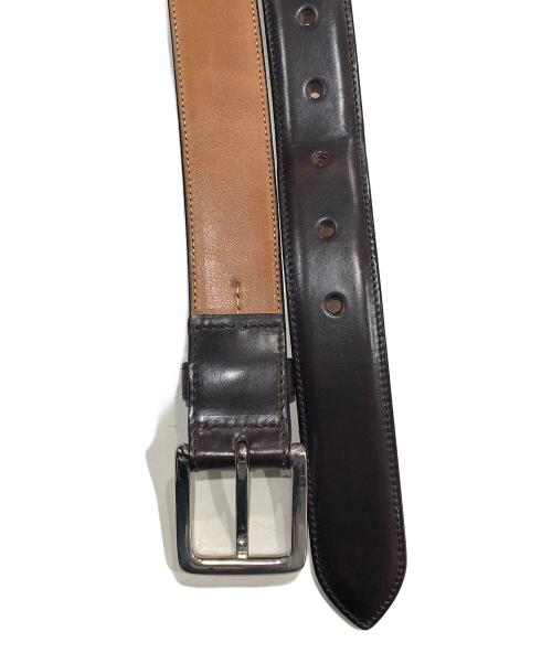 kreis（クライス）KREIS (クライス) コードバン レザーベルト ブラウンの古着・服飾アイテム