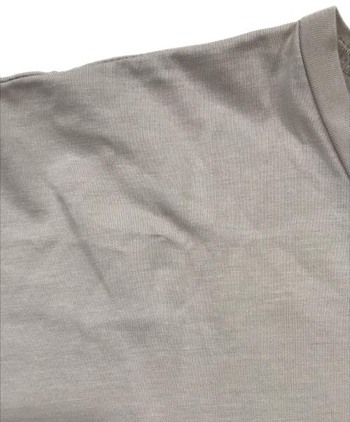 BEARDSLEY（ビアズリー）BEARDSLEY (ビアズリー) コンビギャザー コクーンスリーブワンピース ベージュ サイズ:Fの古着・服飾アイテム