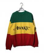 AWAKEアウェイク）の古着「クルーネックニット」｜マルチカラー