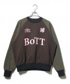 UMBRO×BoTTアンブロ×ボット）の古着「ロゴプリントスウェットトレーナー」｜ブラウン