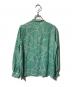 MACKINTOSH LONDON (マッキントッシュ ロンドン) ローププリントブラウス/柄ブラウス/ボウタイブラウス グリーン サイズ:38：10000円