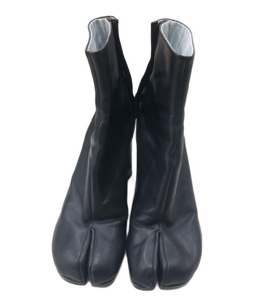 Maison Margiela（メゾンマルジェラ）Maison Margiela (メゾンマルジェラ) タビ ヒールブーツ ブラック サイズ:37の古着・服飾アイテム