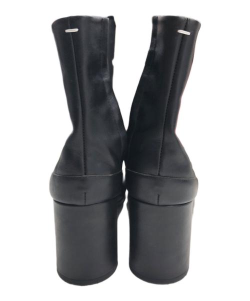 Maison Margiela（メゾンマルジェラ）Maison Margiela (メゾンマルジェラ) タビ ヒールブーツ ブラック サイズ:37の古着・服飾アイテム
